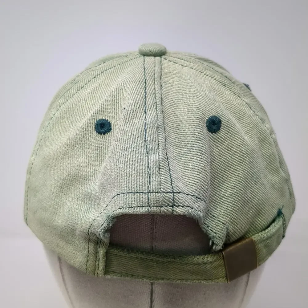 Oki Wear Baseball Cap Green One Size Cypress Cove CC Embroidered Slideback Hat